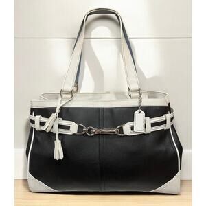 Y2K Coach F10521 Hamilton Leather Satchel Bag